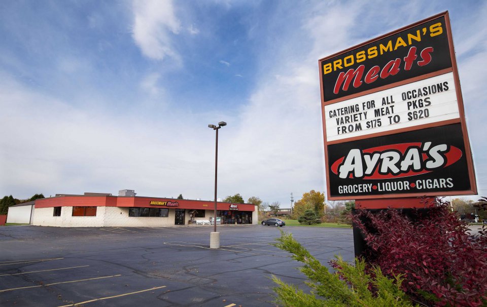 Front Sign and Store