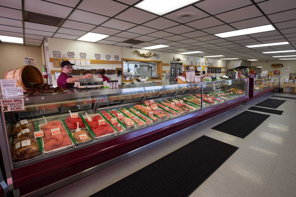 Inside Store Pork Counter